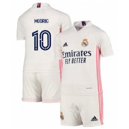 Completo Calcio Real Madrid Luka Modrić 10 Bambino Divisa Prima 2020/2021